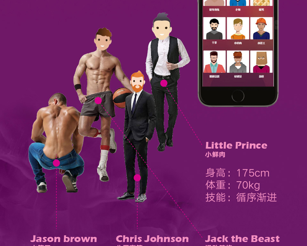 魅動(dòng)但丁糖果套裝APP男女