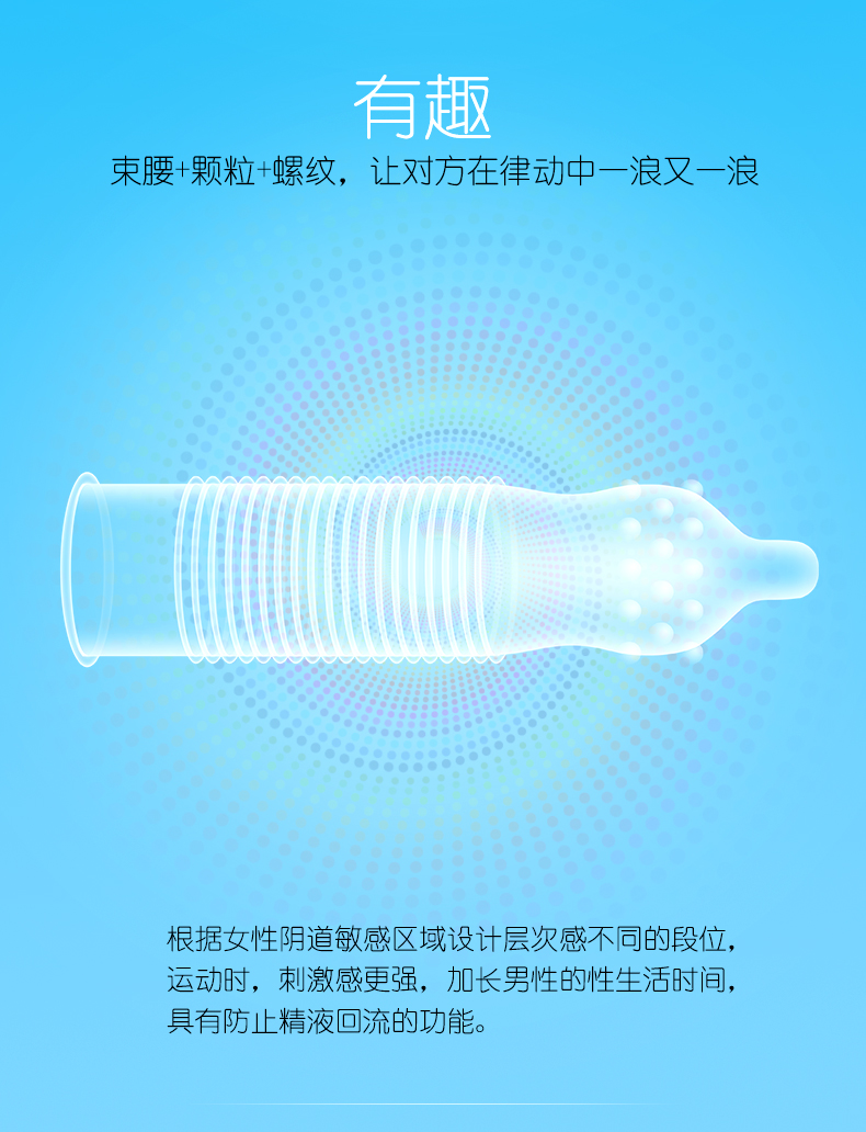 金盾鉑金G爽束腰避孕套