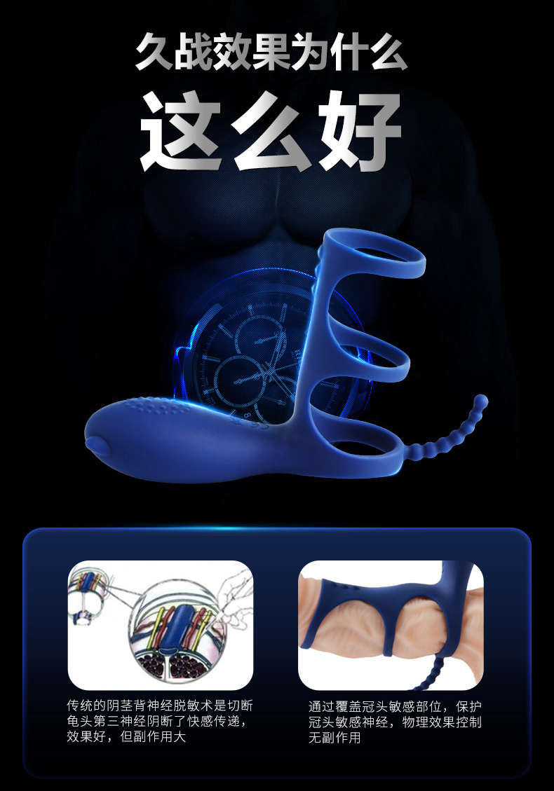 MRB歐亞思-M18狼王鎖精套環(huán)