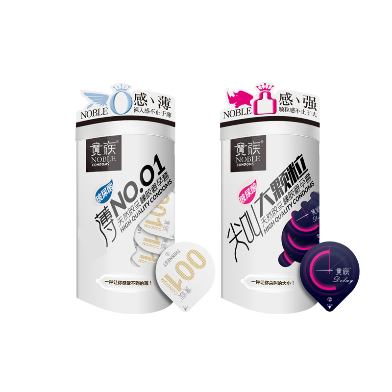 貴族玻尿酸顆粒光面避孕套