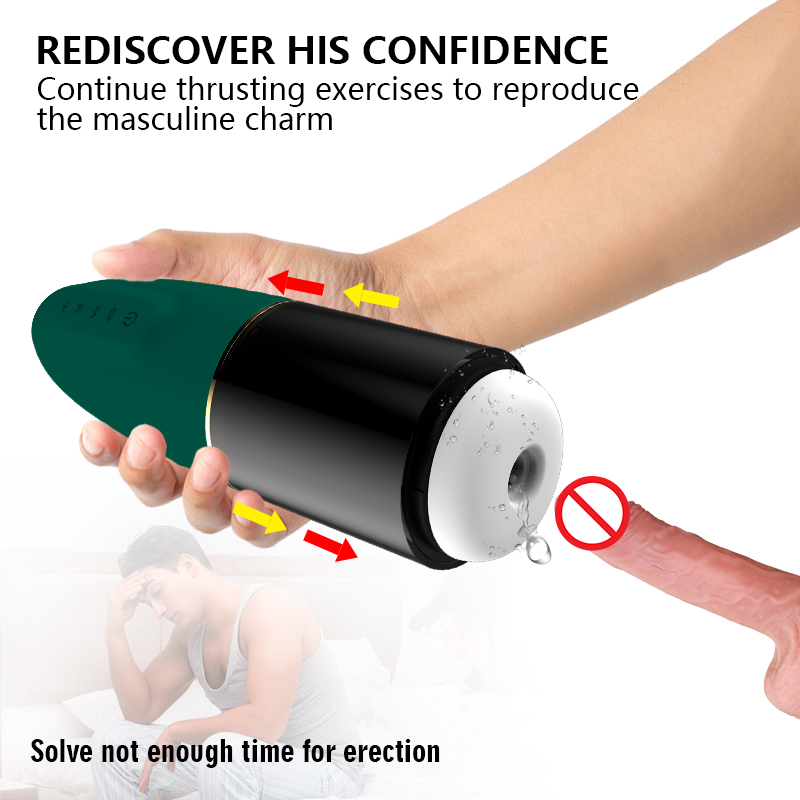 密度騎士感應震動飛機杯男用自慰器成人用品