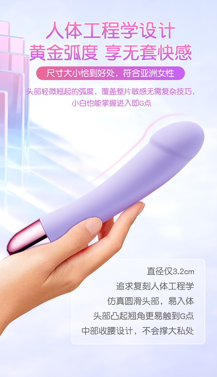 趣愛閣-批發夫妻用品：歐亞思WOWYES KIKI-2代沖擊按摩棒(紫)
