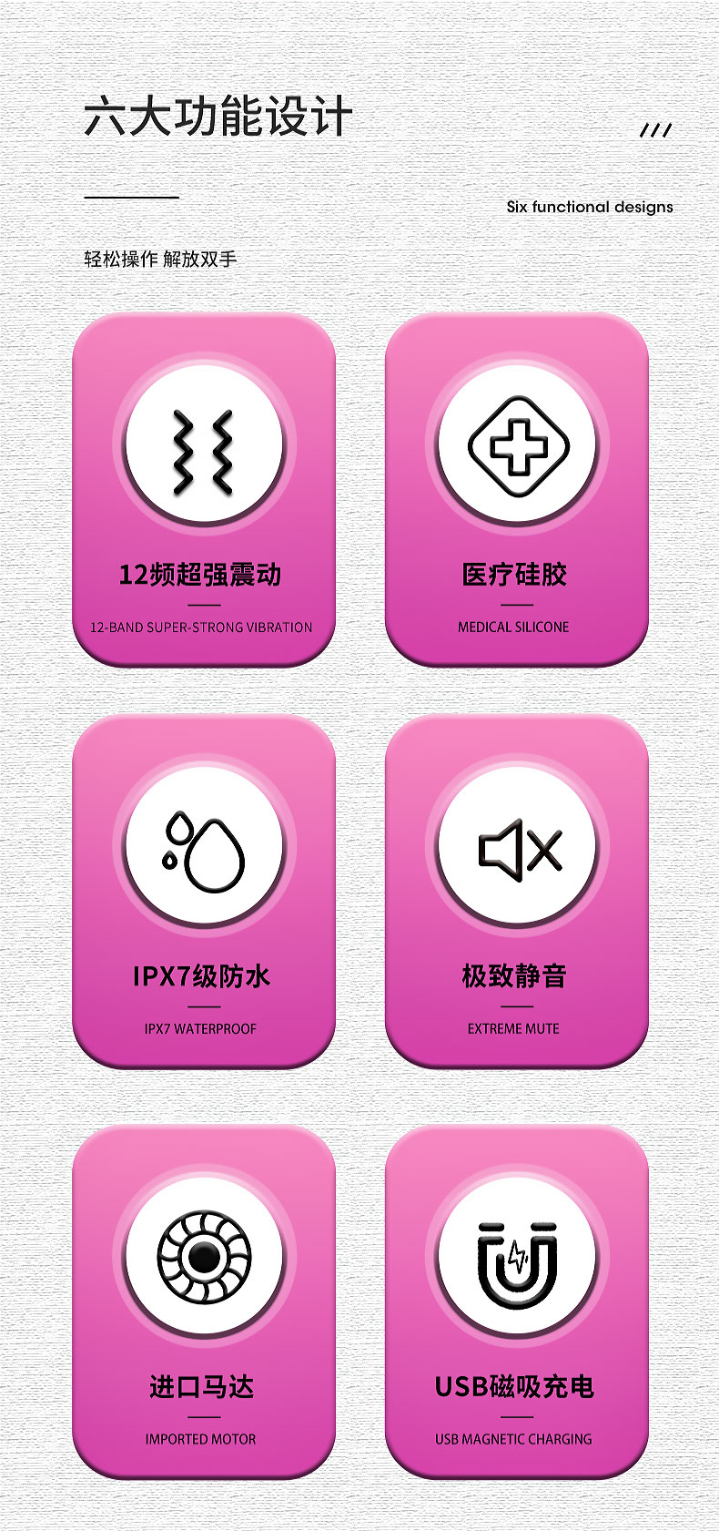 趣愛閣-夫妻用品批發諾貝趣C601仙女強震按摩棒