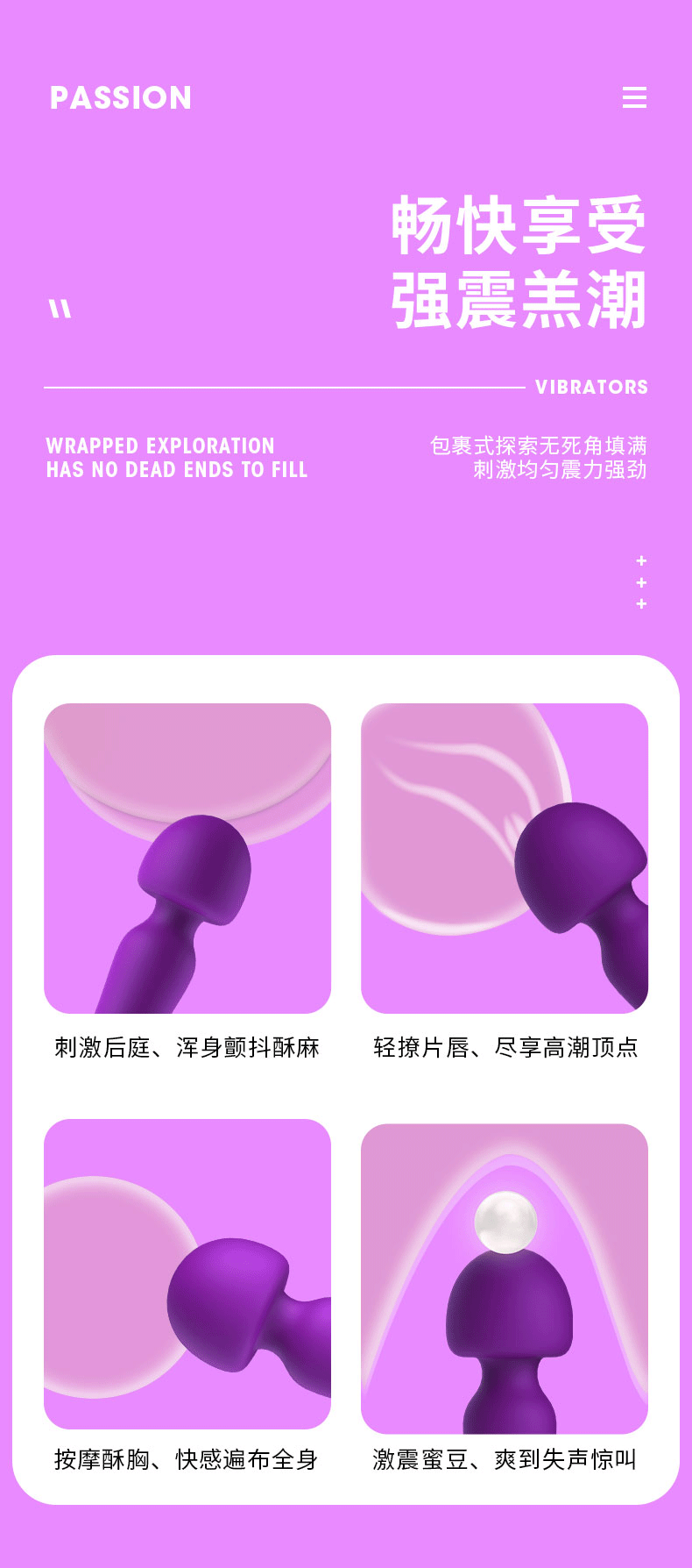 趣愛閣-夫妻用品批發諾貝趣C601仙女強震按摩棒