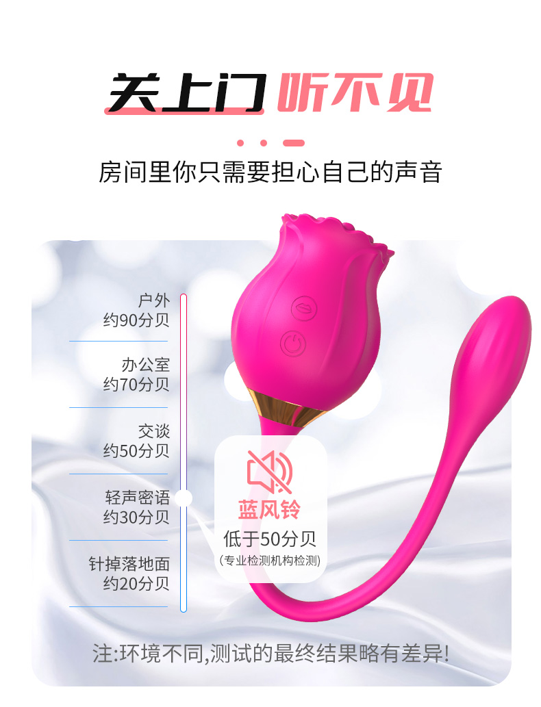 趣愛(ài)閣-成人用品市場(chǎng)諾貝趣A81 6雙頭吮吸跳蛋玫瑰花