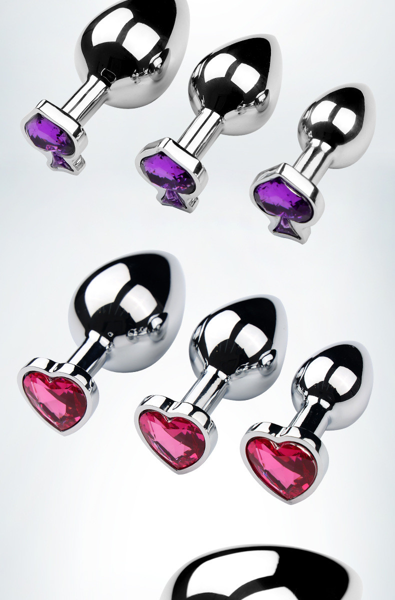 趣愛閣-批發(fā)成人用品用品肛塞狼牌4合1撲克套裝金屬肛塞