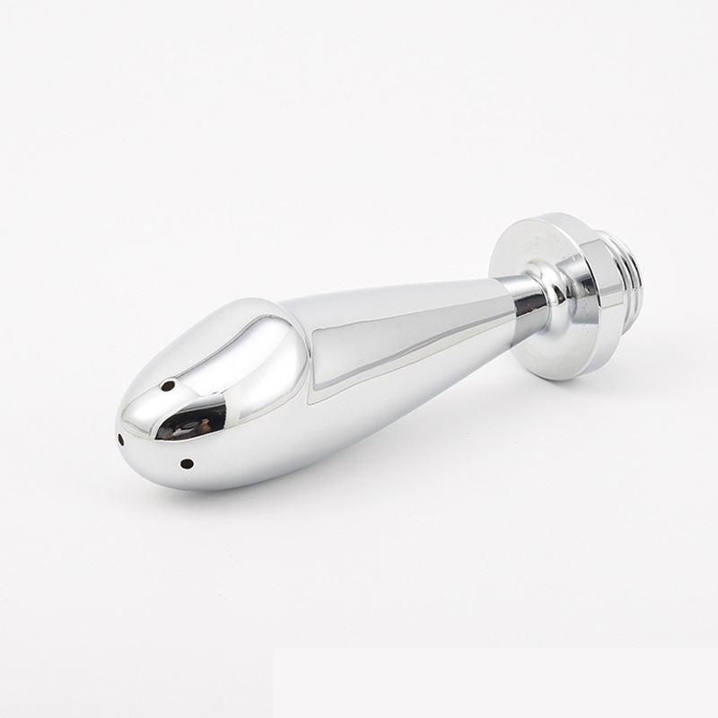 趣愛閣-女士情趣用品批發(fā)肛塞：狼牌飛機(jī)頭金屬?zèng)_洗器肛塞