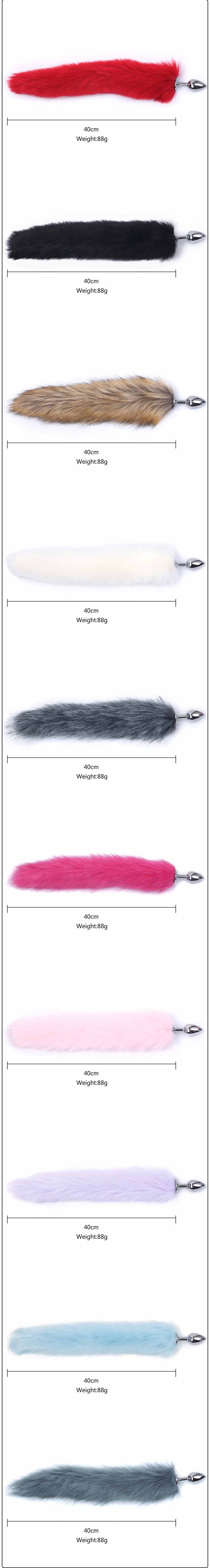 趣愛閣-我想賣成人用品在哪里進貨肛塞：狼牌金屬塞純色尾肛塞