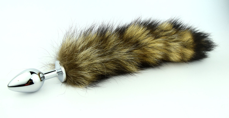 趣愛閣-性用具批發肛塞：狼牌貉子尾巴肛塞