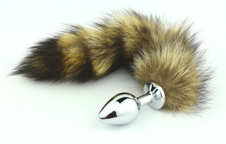 趣愛閣-性用具批發肛塞：狼牌貉子尾巴肛塞