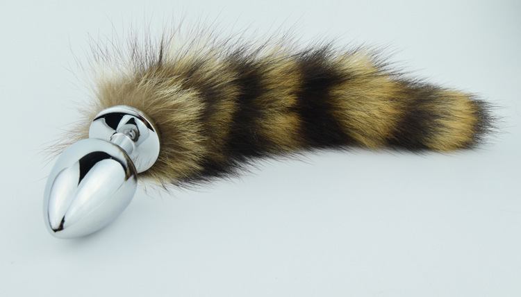 趣愛閣-性用具批發肛塞：狼牌貉子尾巴肛塞
