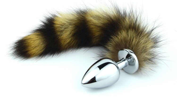 趣愛閣-性用具批發肛塞：狼牌貉子尾巴肛塞