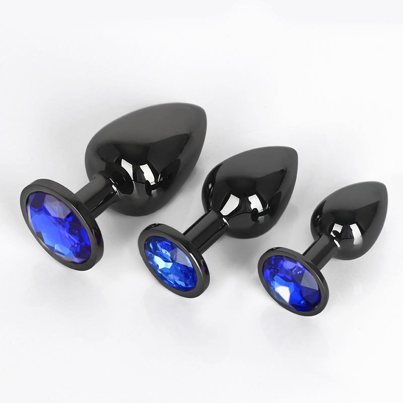 趣愛閣-成人用品一手貨源一件代發肛塞：狼牌槍色圓形金屬肛塞