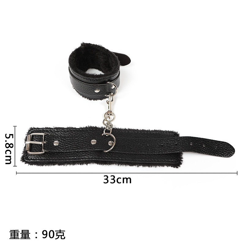 趣愛閣-批發成人保健品進貨渠道SM用品：黑浪情趣字母皮革手拍SM用品