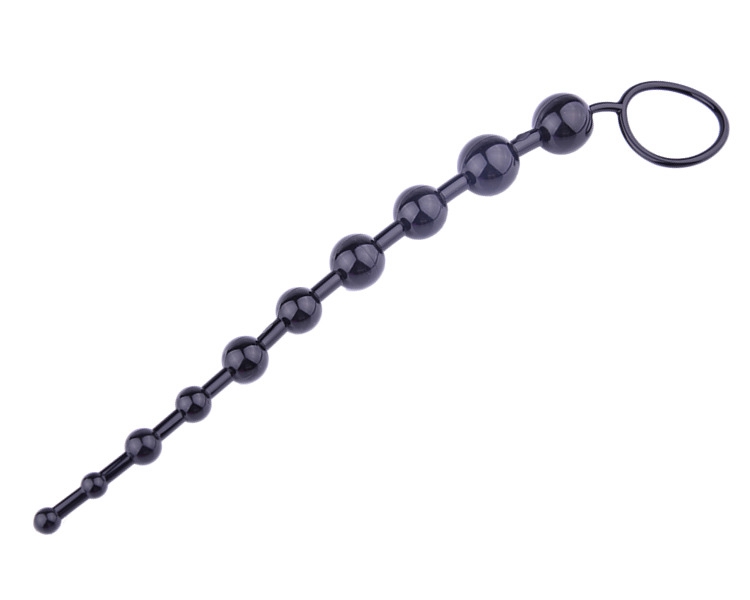 趣愛(ài)閣-成人保健品批發(fā)一手貨源SM用品：10珠后庭拉珠肛塞SM用品