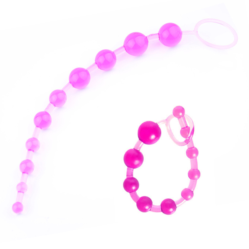 趣愛(ài)閣-成人保健品批發(fā)一手貨源SM用品：10珠后庭拉珠肛塞SM用品