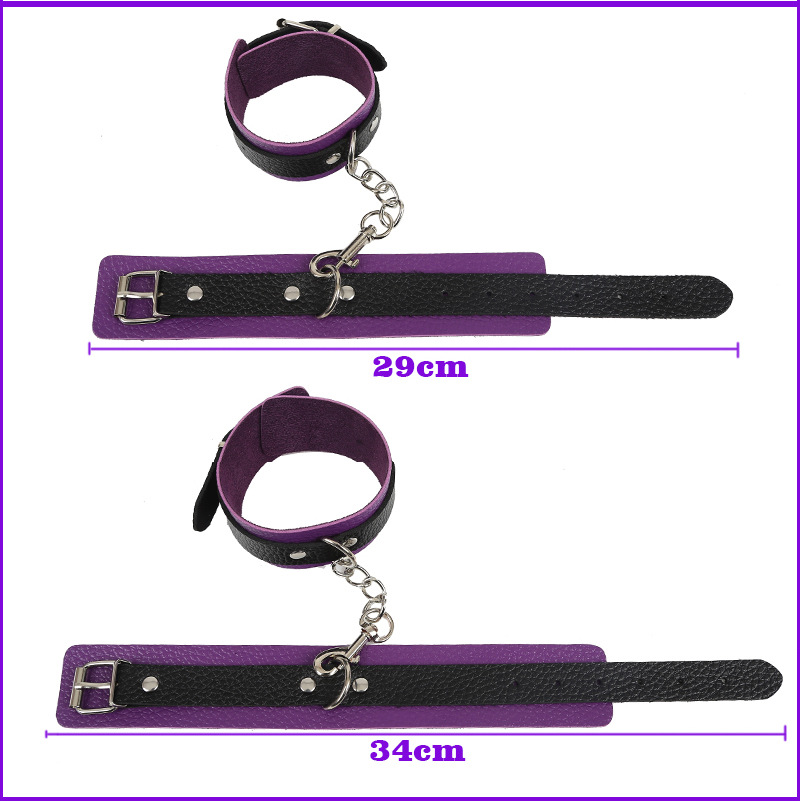 趣愛閣-成人用品批發城SM用品：精品SM套裝皮革7件套SM用品