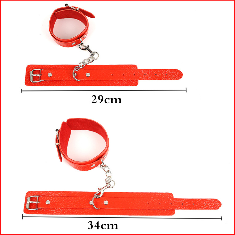 趣愛閣-成人用品批發城SM用品：精品SM套裝皮革7件套SM用品