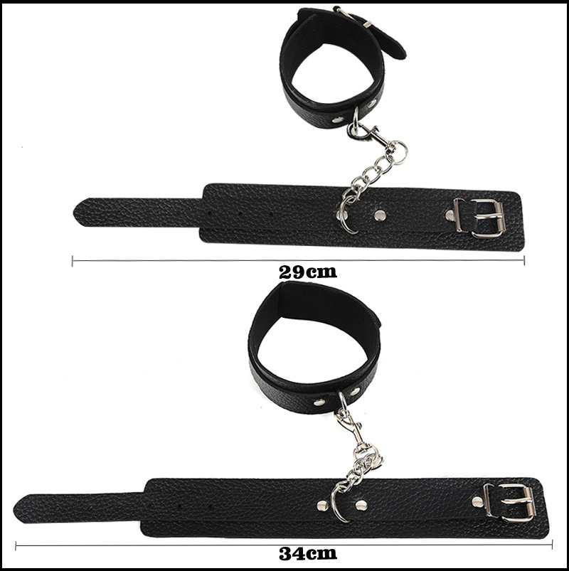 趣愛閣-成人用品批發城SM用品：精品SM套裝皮革7件套SM用品