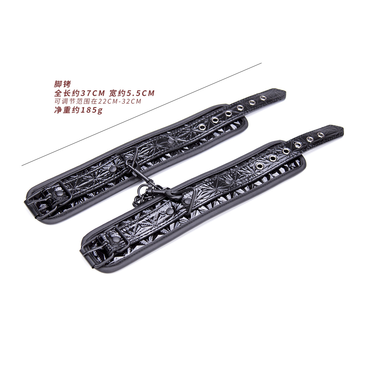 趣愛閣-成人用品批發進貨渠道SM用品：趣味-仿鱷魚皮手銬腳銬SM用品
