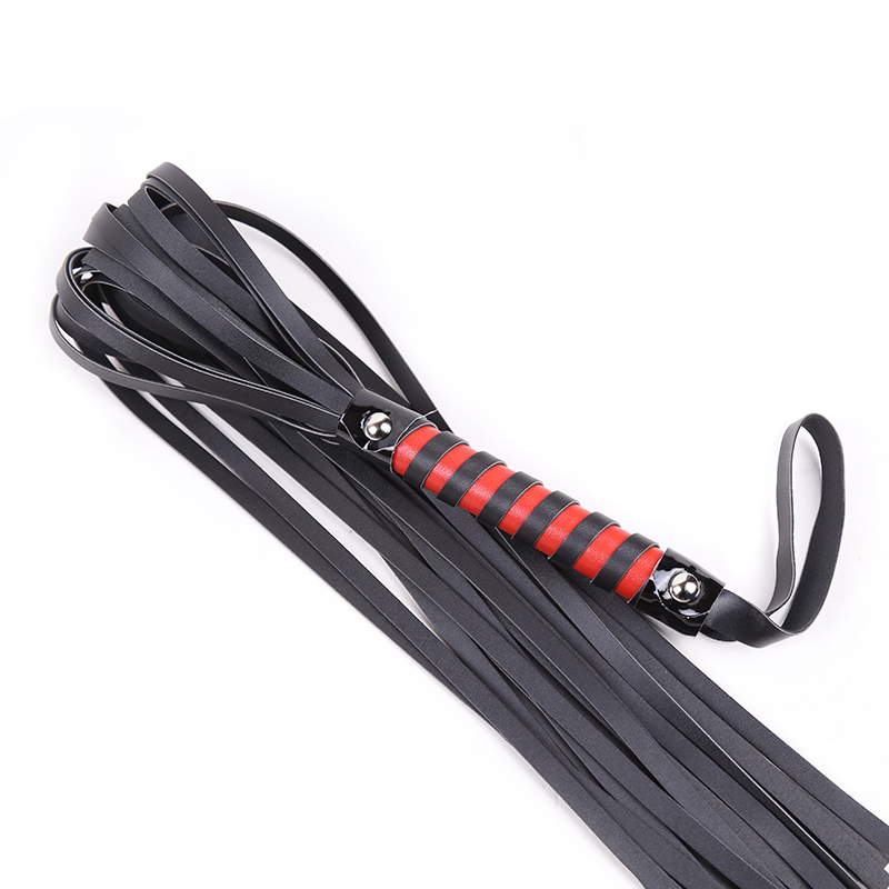 趣愛閣-成人用品廠家直接發(fā)貨一手貨源SM用品：趣味長(zhǎng)款皮革散鞭子SM用品