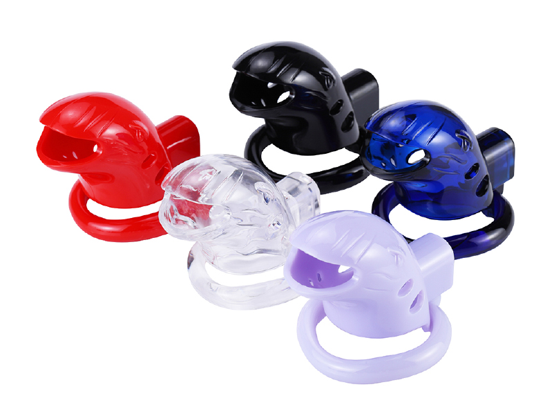 趣愛閣-性用具批發(fā)SM用品：雙冠塑膠貞操鎖SM用品