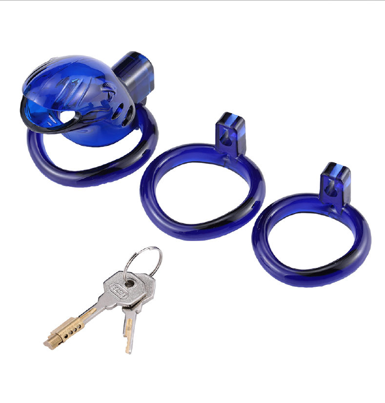 趣愛閣-性用具批發(fā)SM用品：雙冠塑膠貞操鎖SM用品