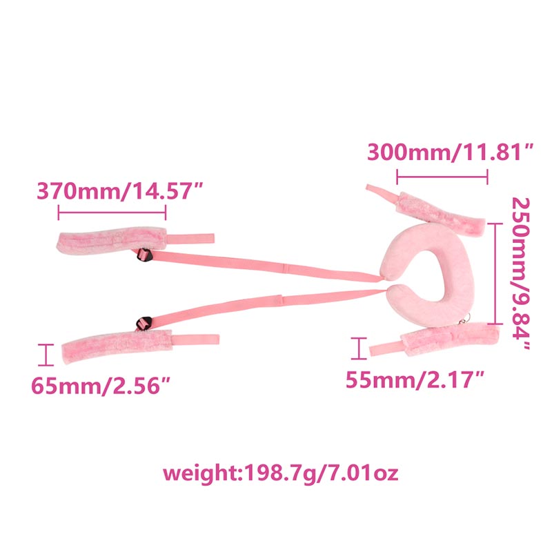 趣愛閣-成人用品批發貨源SM用品：雙冠分腿枕情趣枕頭小號SM用品
