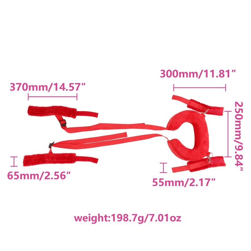 趣愛閣-成人用品批發貨源SM用品：雙冠分腿枕情趣枕頭小號SM用品
