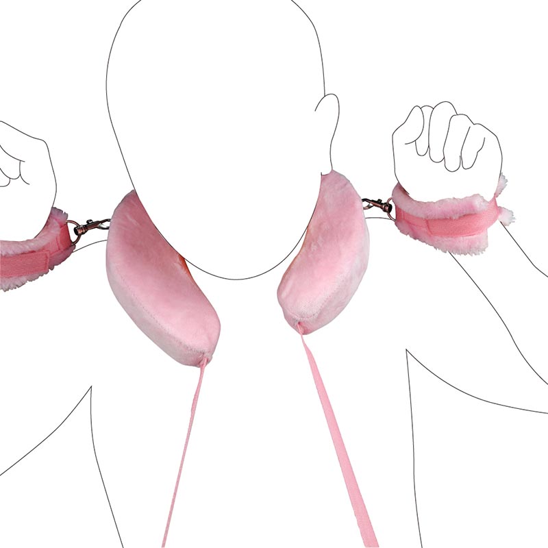 趣愛閣-成人用品批發貨源SM用品：雙冠分腿枕情趣枕頭小號SM用品