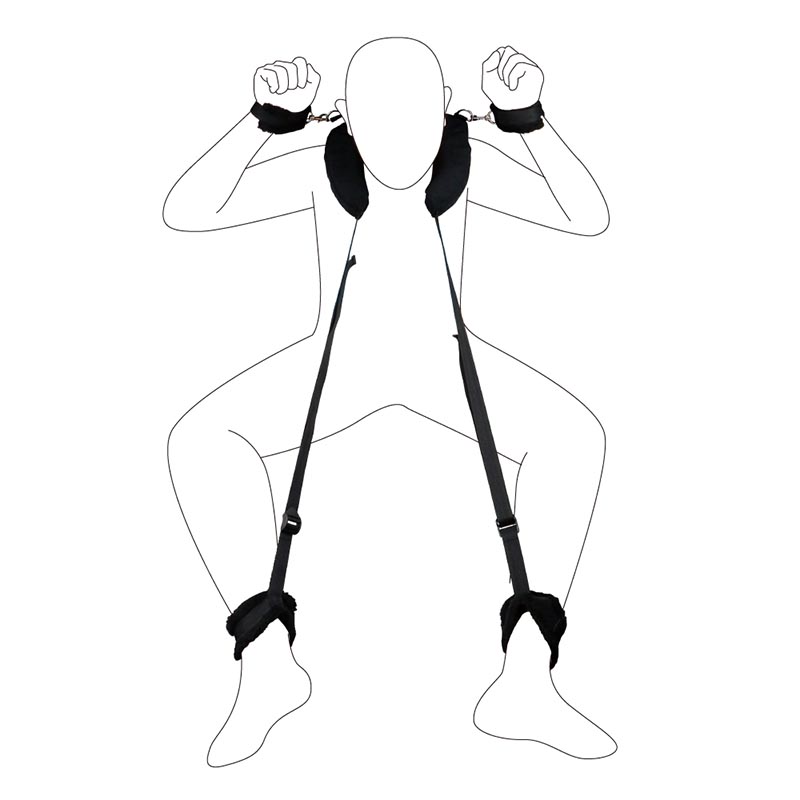 趣愛閣-成人用品批發貨源SM用品：雙冠分腿枕情趣枕頭小號SM用品