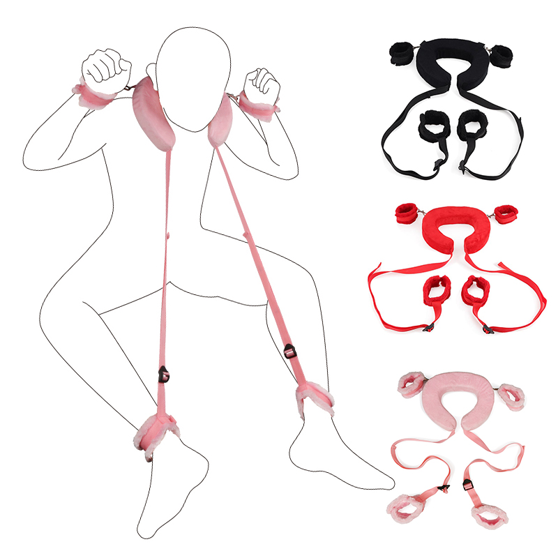 趣愛閣-成人用品批發貨源SM用品：雙冠分腿枕情趣枕頭小號SM用品