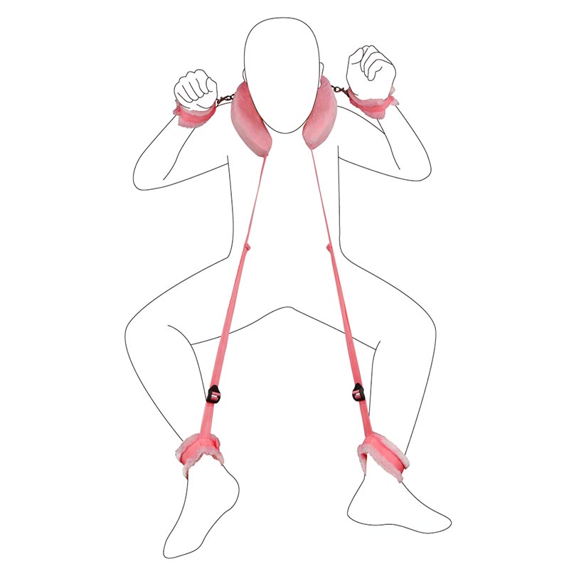 趣愛閣-成人用品批發貨源SM用品：雙冠分腿枕情趣枕頭小號SM用品