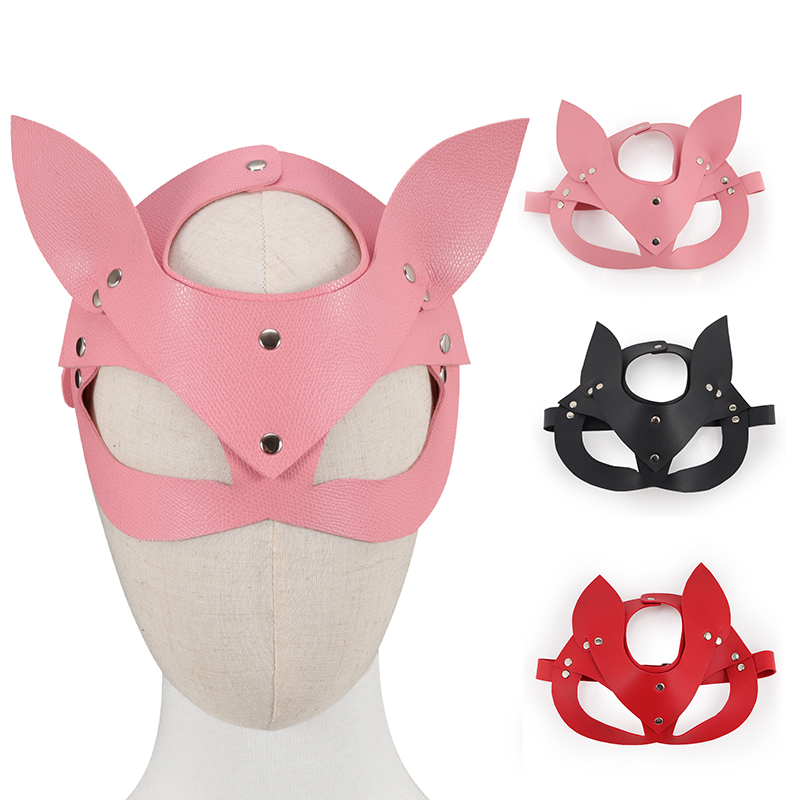 趣愛閣-情趣用品批發(fā)進(jìn)貨SM用品：雙冠狐貍眼罩SM用品