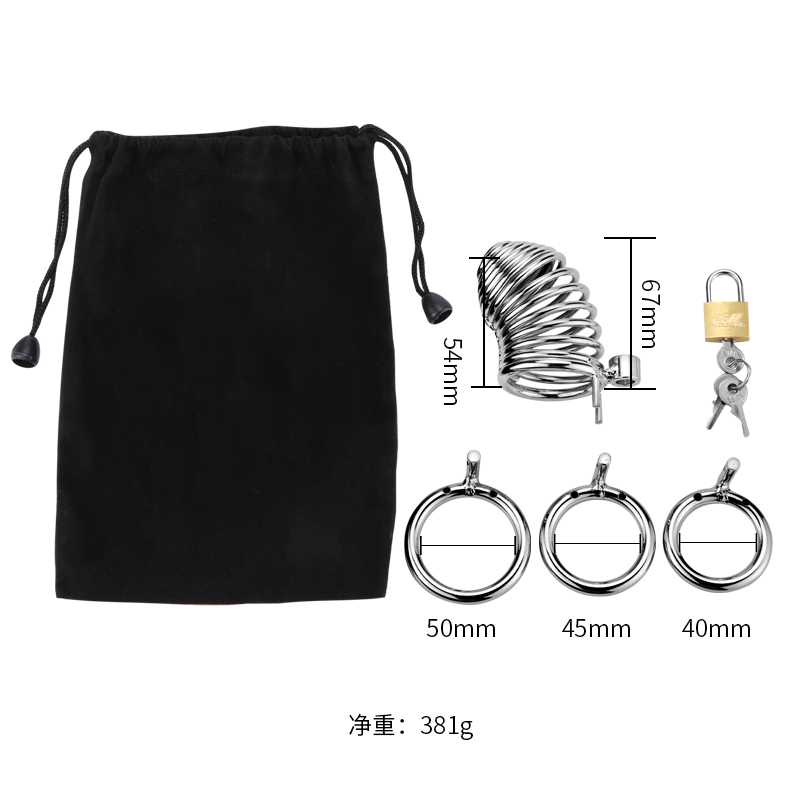 趣愛閣-成人用品批發(fā)市場(chǎng)在哪里SM用品：雙冠金屬貞操鎖SM用品