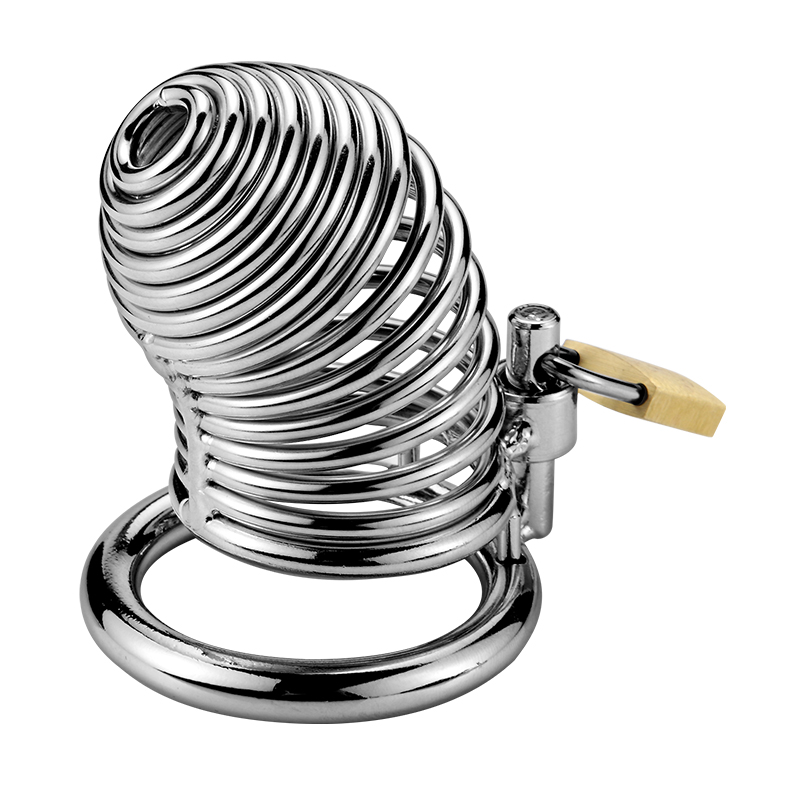 趣愛閣-成人用品批發(fā)市場(chǎng)在哪里SM用品：雙冠金屬貞操鎖SM用品