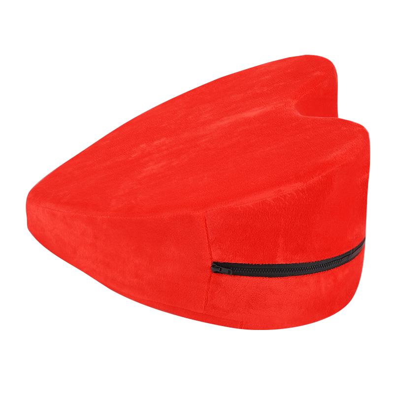 趣愛閣-成人用品批發SM用品：雙冠絨布心形情趣沙發枕SM用品