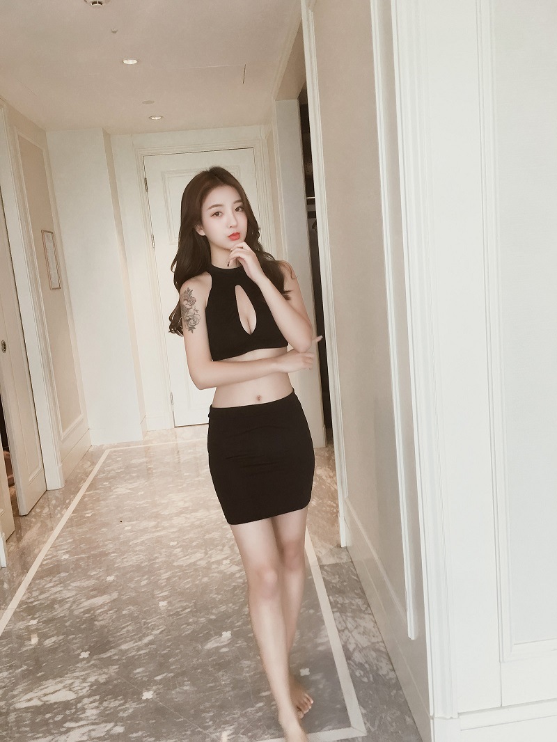 趣愛閣-情趣用品批發貨源情趣內衣：香黛兒1144白衣黑裙秘書套裝情趣內衣