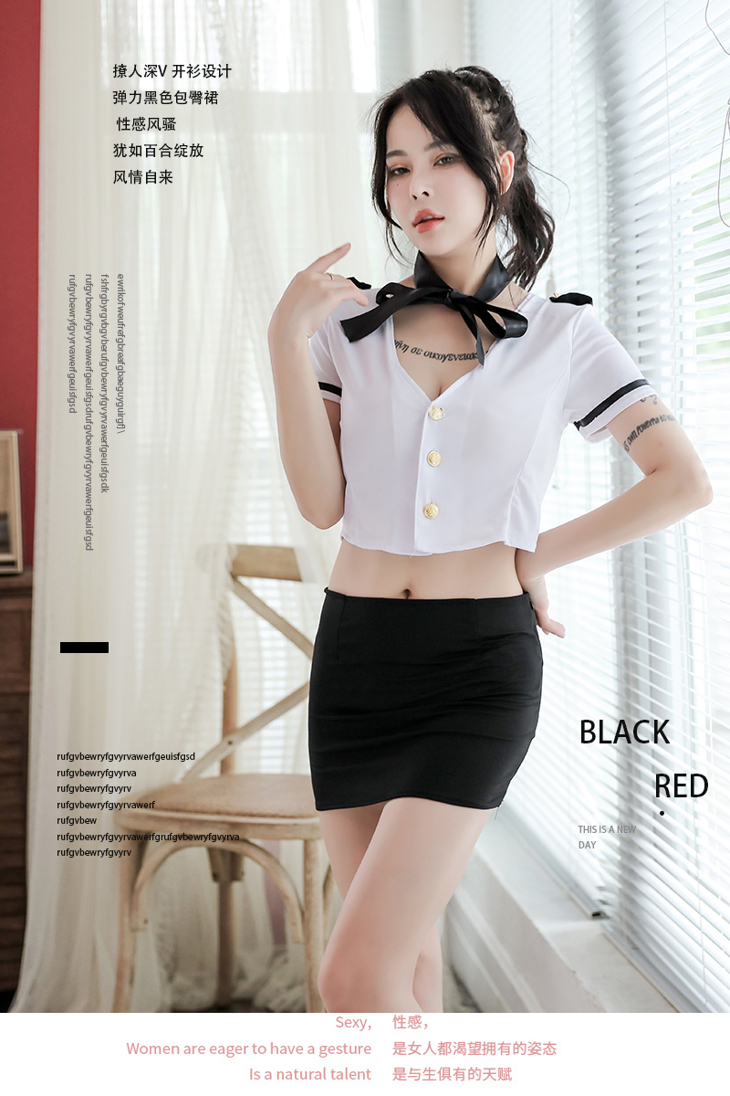 趣愛閣-賣成人用品情趣內(nèi)衣：香黛兒盒裝內(nèi)衣制服7036性感制服空姐裝情趣內(nèi)衣