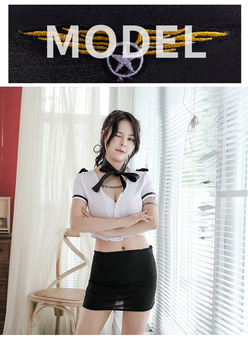 趣愛閣-賣成人用品情趣內(nèi)衣：香黛兒盒裝內(nèi)衣制服7036性感制服空姐裝情趣內(nèi)衣