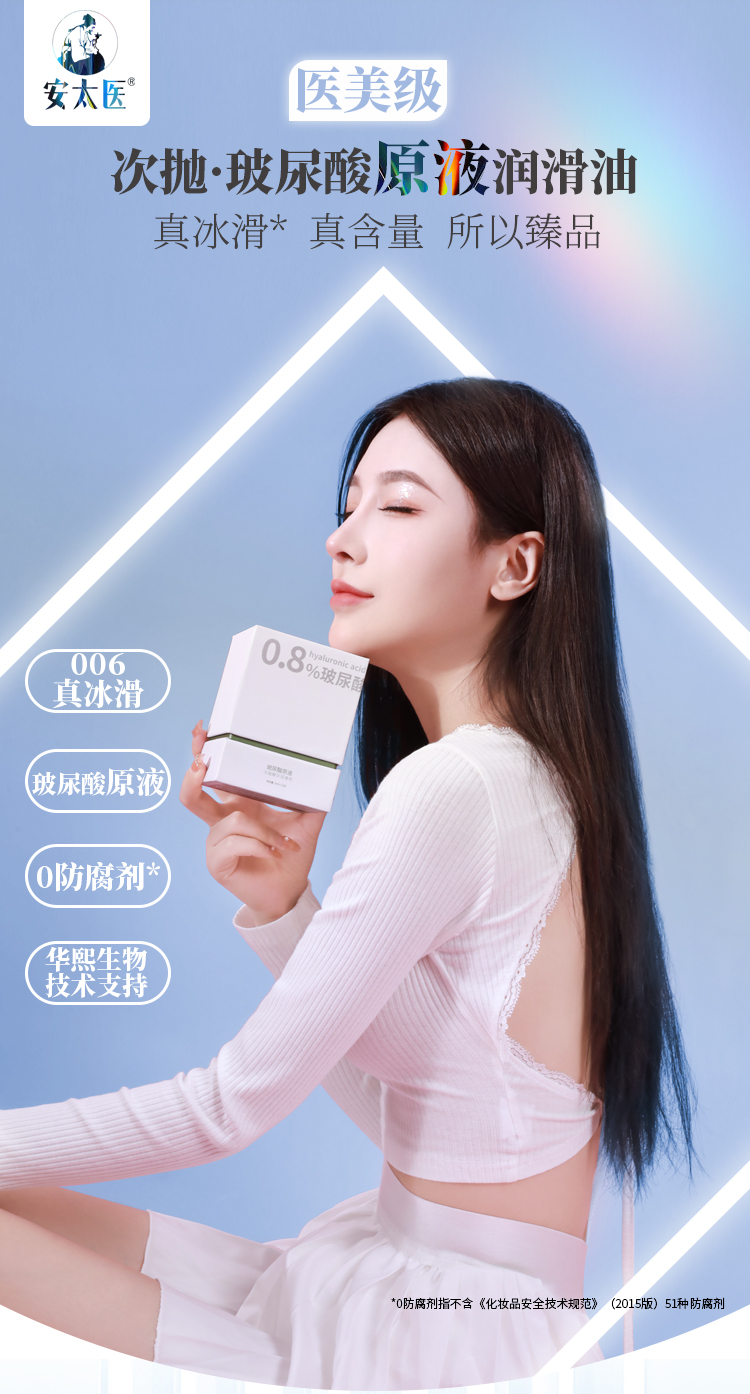 趣愛閣-成人玩具批發人體潤滑液：安太醫玻尿酸次拋潤滑液人體潤滑液