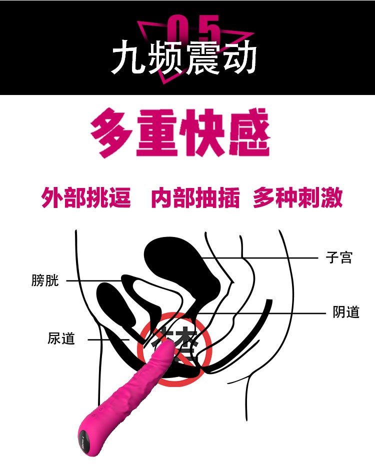 趣愛閣-義烏情趣用品批發貨源震動棒：斯漢德SHD-s037-國王S震動棒