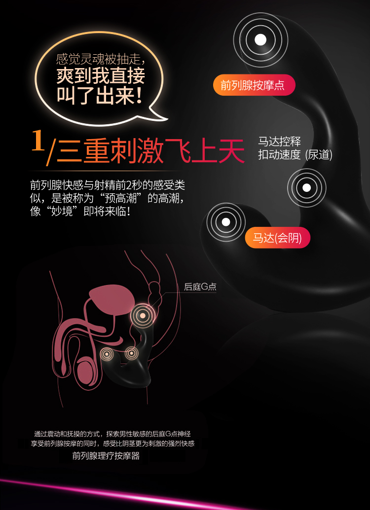 趣愛閣-成人保健品批發一手貨源前列腺后庭玩具：斯漢德SHD-s041前列腺后庭玩具