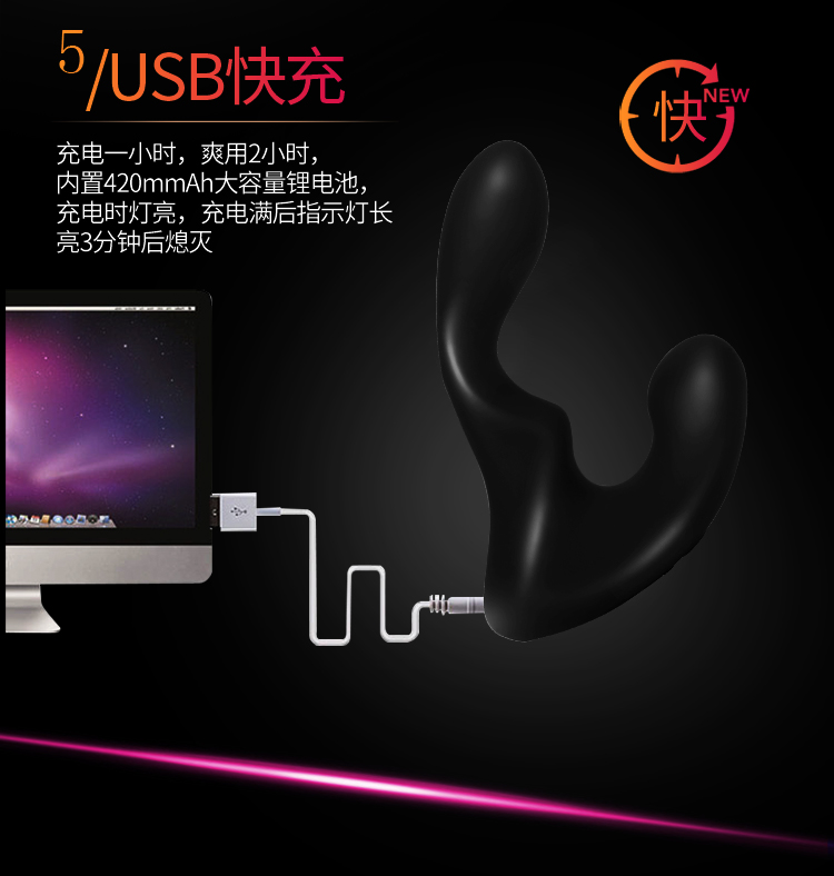 趣愛閣-成人保健品批發一手貨源前列腺后庭玩具：斯漢德SHD-s041前列腺后庭玩具