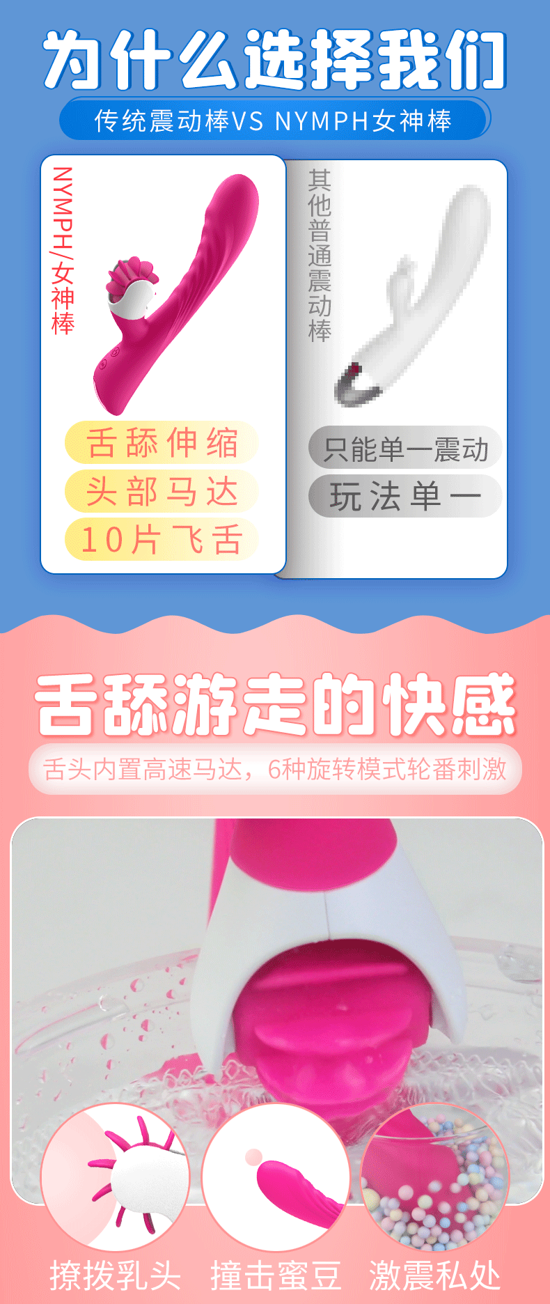 趣愛閣-無人售貨機(jī)成人用品加盟費(fèi)震動棒：斯?jié)h德SHD-s076震動棒