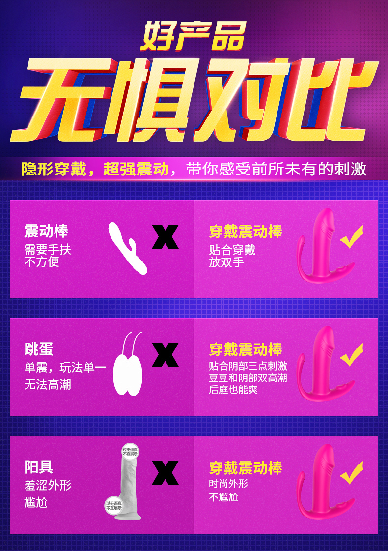 趣愛閣-成人用品批發網哪里最便宜穿戴震動：斯漢德SHD-S105 DIDI狄迪穿戴震動