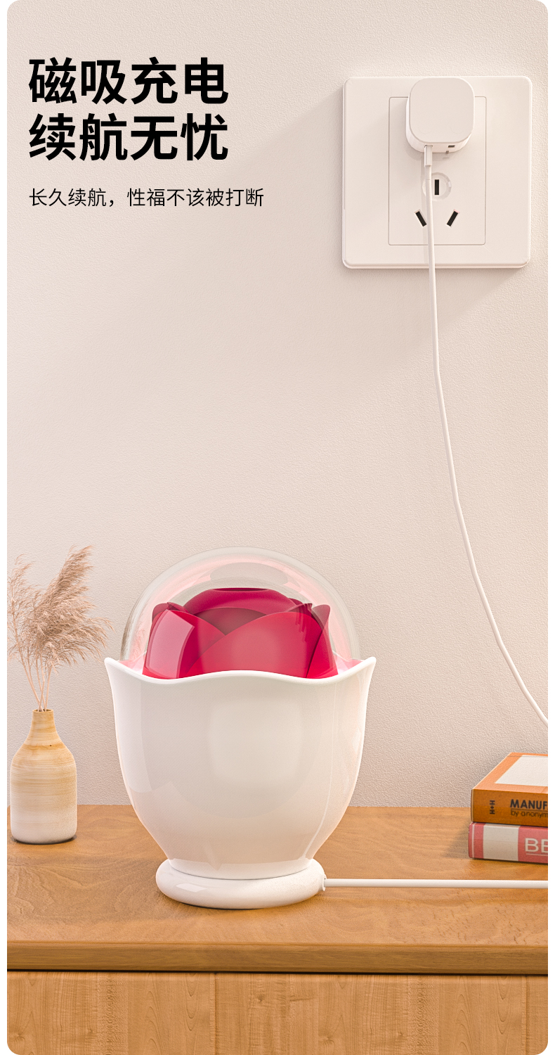 趣愛閣-廣州成人用品批發(fā)市場穿戴震動(dòng)：斯?jié)h德SHD-S372玫瑰之芮穿戴震動(dòng)