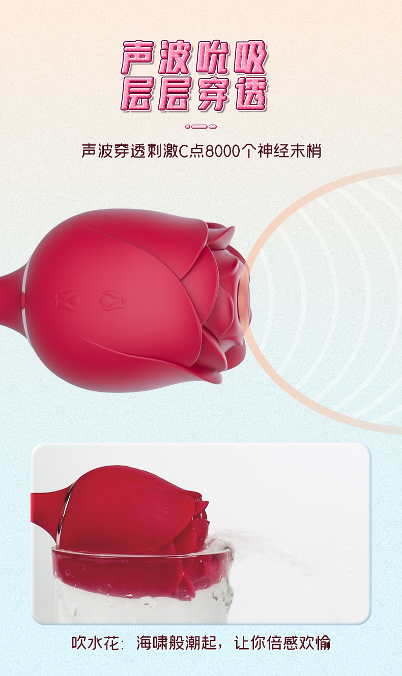 趣愛(ài)閣-成人用品展示穿戴震動(dòng)：斯?jié)h德SHD-S389-3永生花3穿戴震動(dòng)