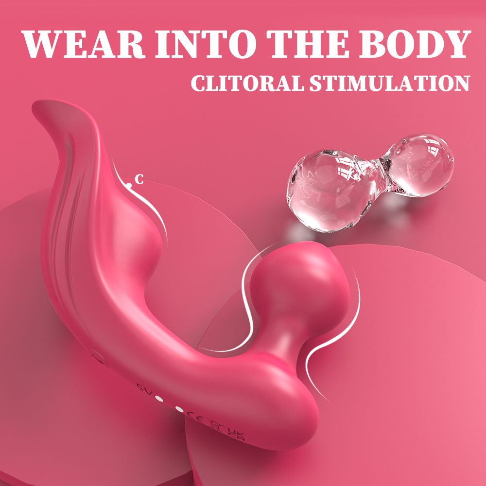 趣愛閣-廣州性用品批發(fā)市場(chǎng)穿戴震動(dòng)：斯?jié)h德SHD-S404-2孔雀穿戴震動(dòng)