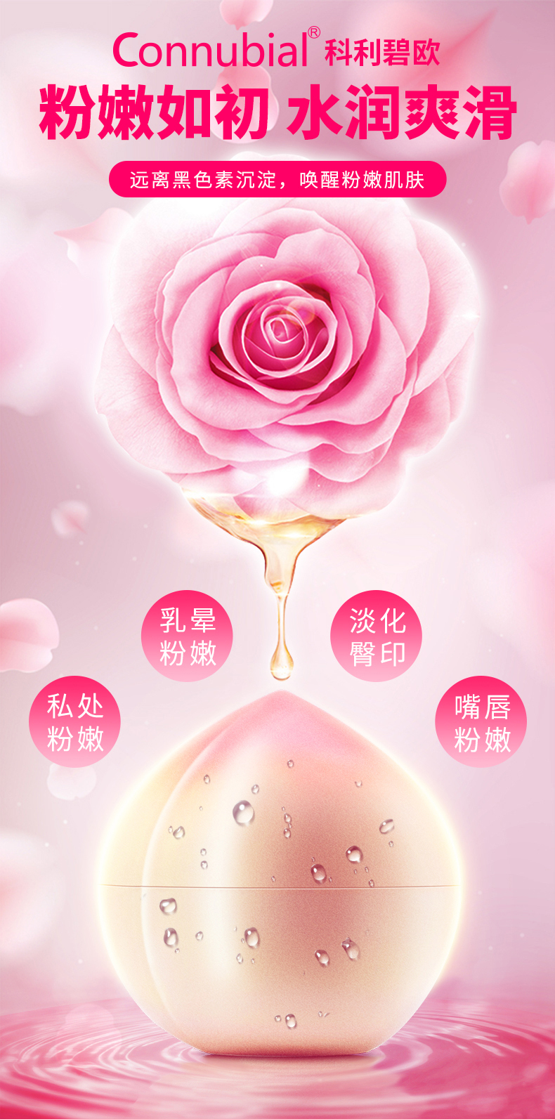 趣愛閣-成人用品加盟品牌推薦助情催情：Connubil嫩紅精華霜蜜桃30g助情催情